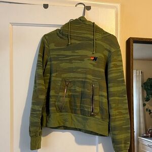 Aviator Nation Green Camo Hoodie